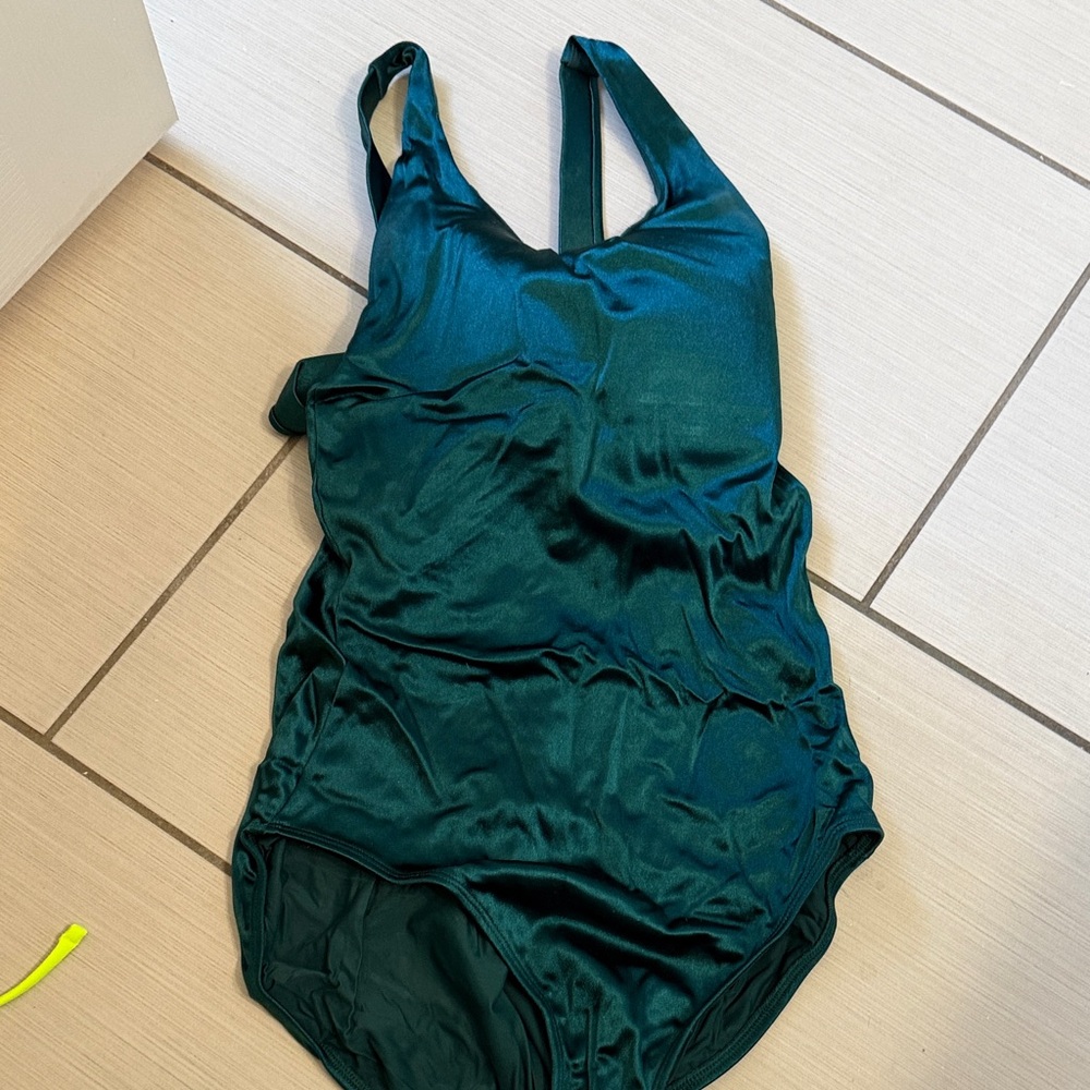 CALIA by Carrie Underwood Deep Teal One-Piece Swimsuit